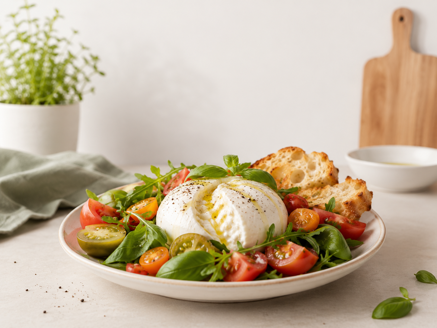 Burrata-Salat als ausgewähltes Gewinner-Rezept
